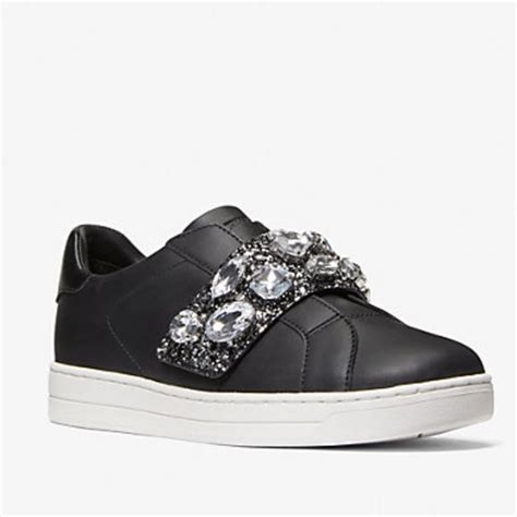 michael kors kenna|Michael Michael Kors Kenna Embellished Sneakers .